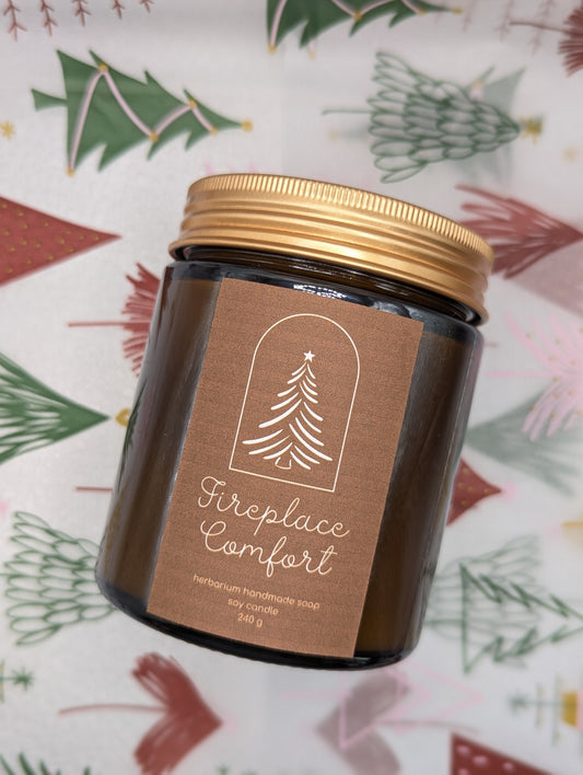 Soy Candle Fireplace Comfort